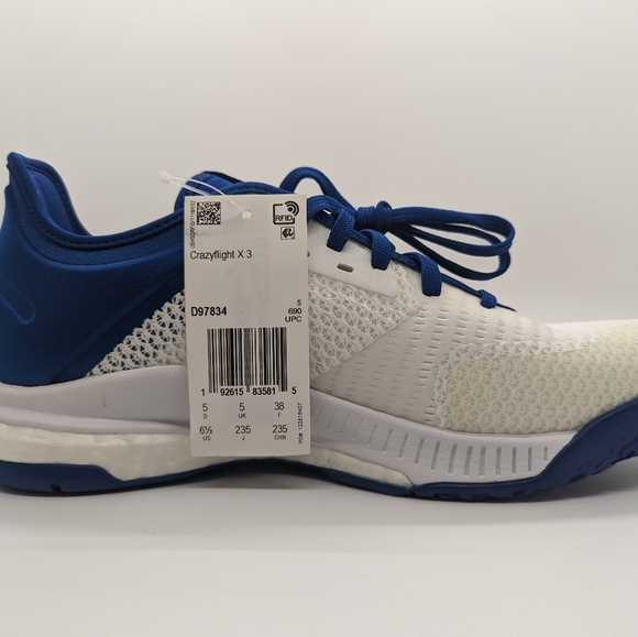 adidas Crazyflight X 3 Volleyball  Womens Sneakers Shoes Size 6.5 - Picture 5 of 7